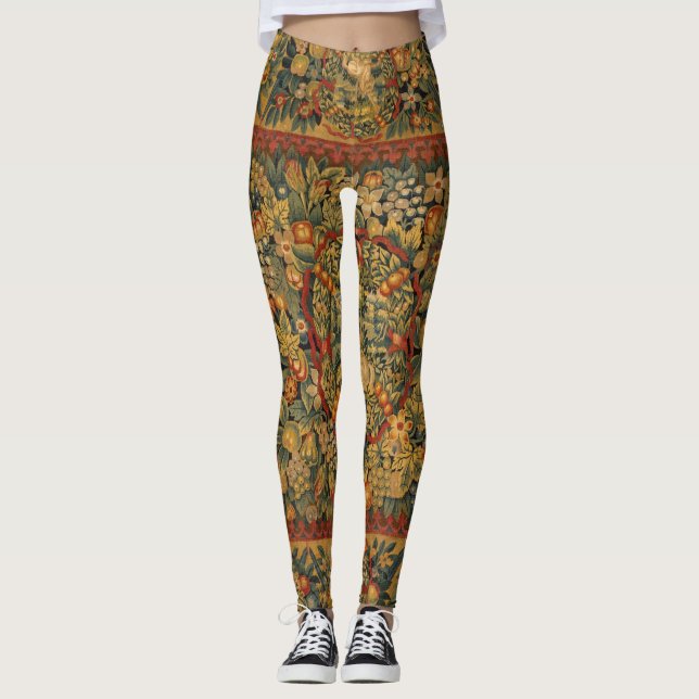 Legging Floral Unicorn Motif (Frente)