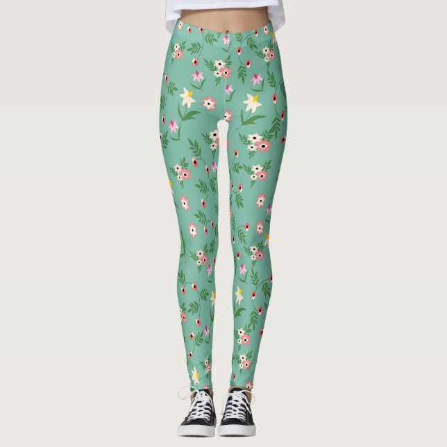 Legging Flores  (Frente)