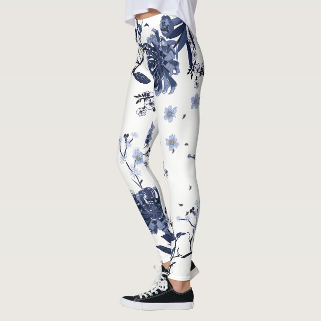 Legging Flores azuis (Esquerda)