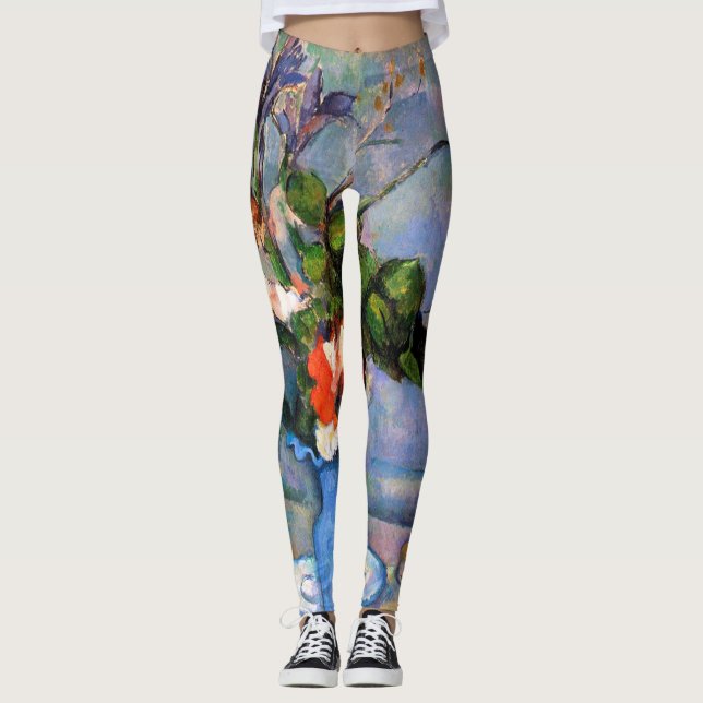 Legging Flores Azuis, Paul Cezanne (Frente)