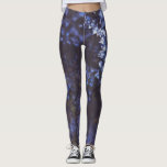 Legging Flores Azuis Roxas Escuras<br><div class="desc">Pernas</div>