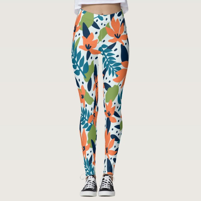 Legging Flores Coloridas Natureza Cuta (Frente)