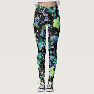 Legging Flores Cuecas - Aquarela