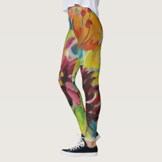 Legging Flores da alegria do outono