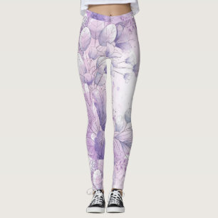 Legging Flores de Aquarela