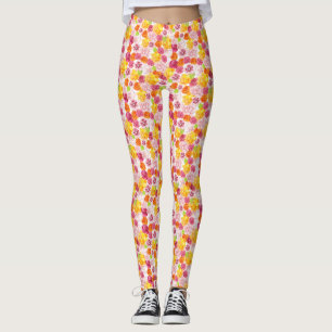 Legging Flores de Aquarela primavera