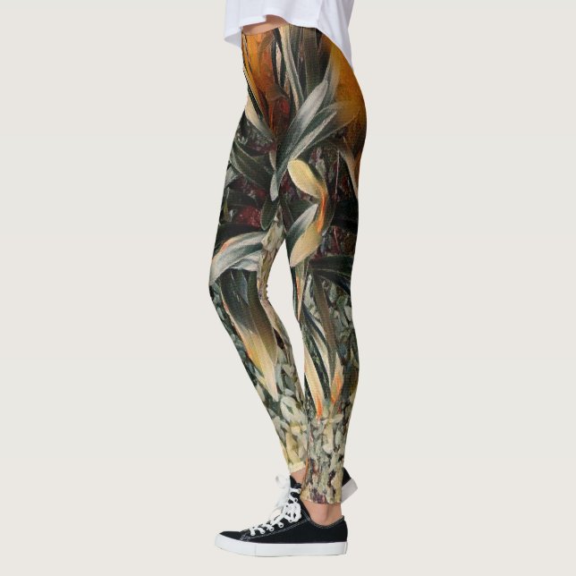Legging Flores de Arte (Esquerda)