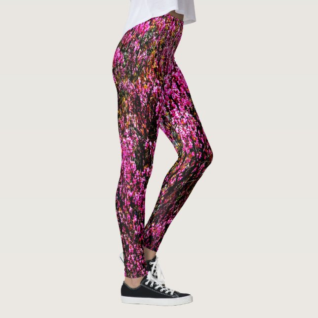 Legging Flores de broto vermelho.......... (Direita)