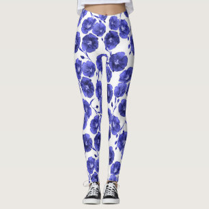 Legging Flores de Campo de Aquarela: Papel de Parede Botân