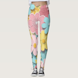 Legging Flores De Corta-Papelada