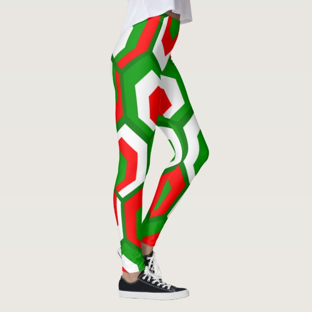 Legging Flores de Hexágonos (Direita)
