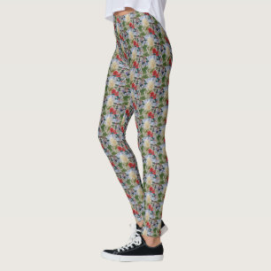 Legging Flores de inverno e Holly