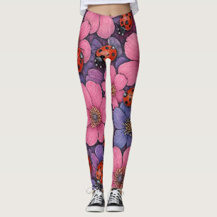 Legging Flores de Joaninha