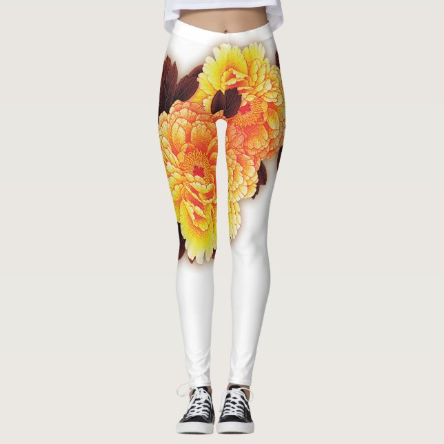 Legging FLORES DE Legendas Personalizadas (Frente)