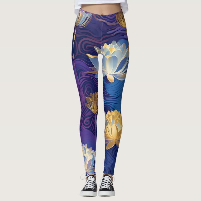 legging flores de lótus (Frente)
