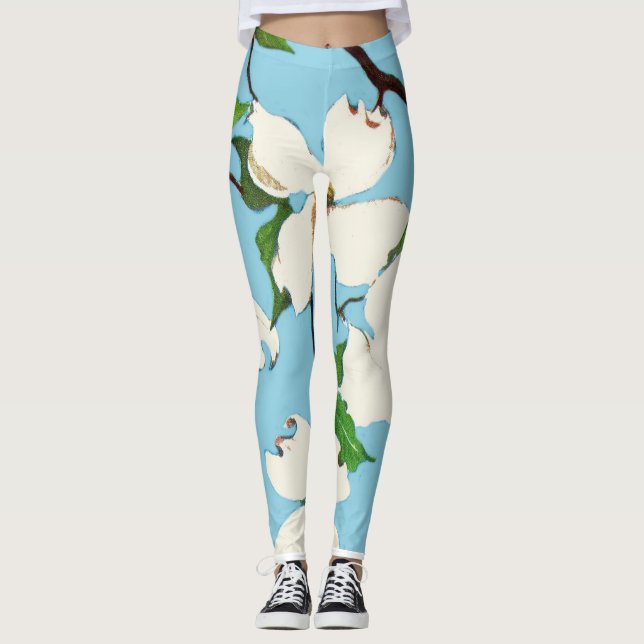 Legging flores de madeira (Frente)