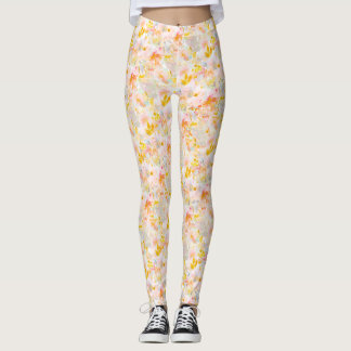 Legging Flores de Mola H2 PixDezines Blush de Mostarda