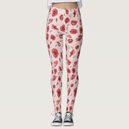 Legging Flores de Papoila