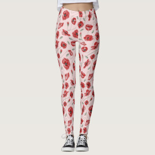 Legging Flores de Papoila