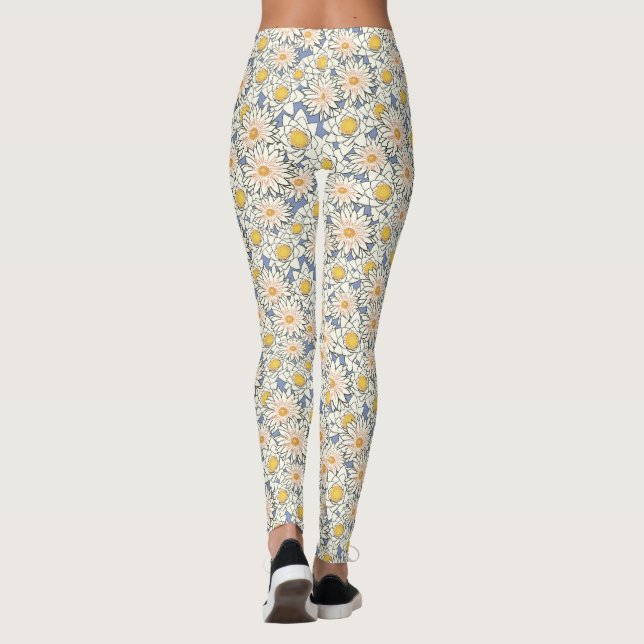 Legging William Morris Lily Art Nouveau Perna Floral