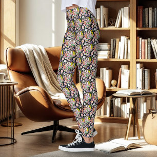 Legging Flores De Porco