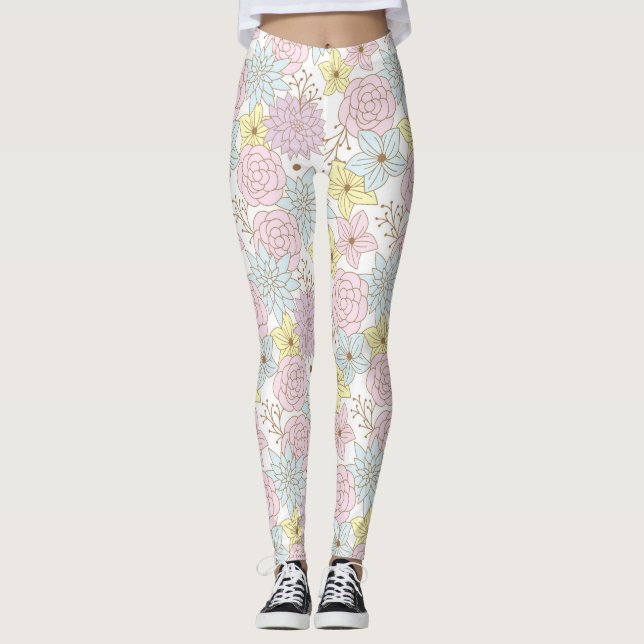 legging flores de primavera (Frente)