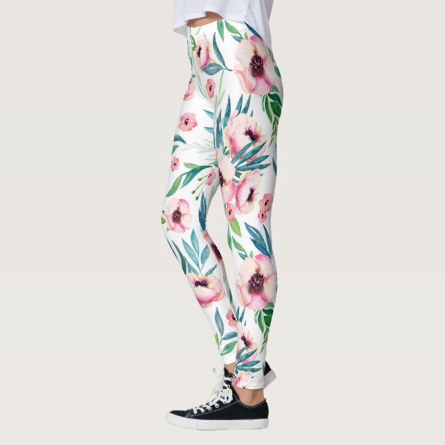 Legging Flores de primavera rosa (Esquerda)