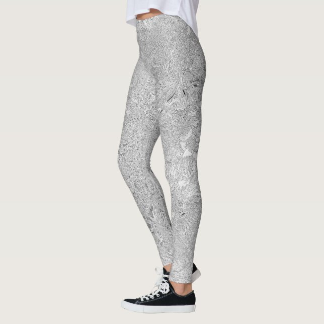 Legging Flores de Silver Hibiscus (Esquerda)