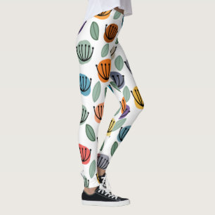 Legging Flores de Taça Scandi
