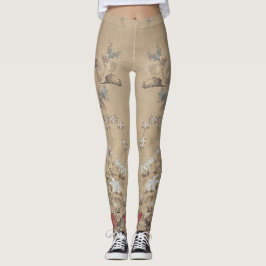 Legging Flores de Verão Japonesas