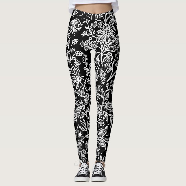 Legging Flores decorativas 21 (Frente)