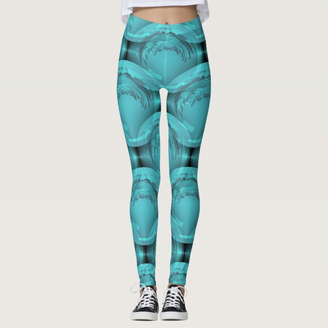 Legging Flores do Mar... (Frente)