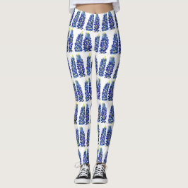 Legging Flores do Texas Flores Selvagens Cadeias