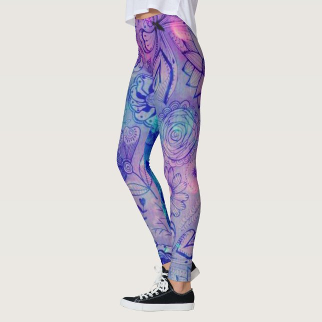Legging Flores e Borboletas (Esquerda)