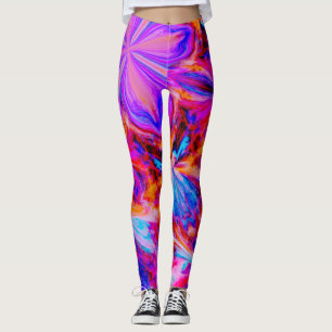 Legging Flores e borboletas na Abstrato