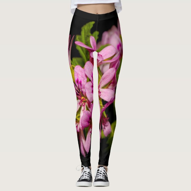 Legging Flores Elegantes De Citronela (Frente)