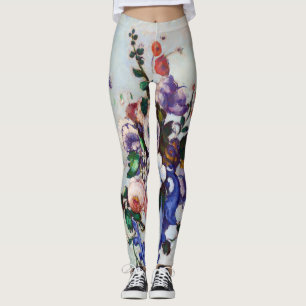 Legging Flores em um Vaso Rococo, Paul Cezanne