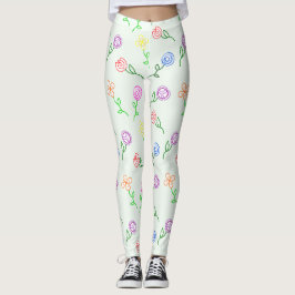 Legging Flores Geométricas