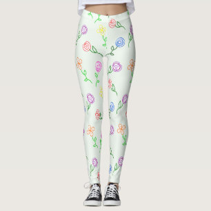 Legging Flores Geométricas