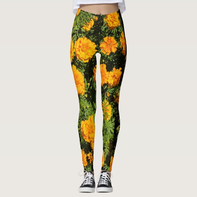 Legging Flores Marigold (Frente)