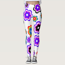Legging Flores Meninas atrasadas