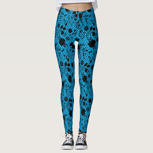 Legging Flores na rede 01.wx4 azul BG (Frente)