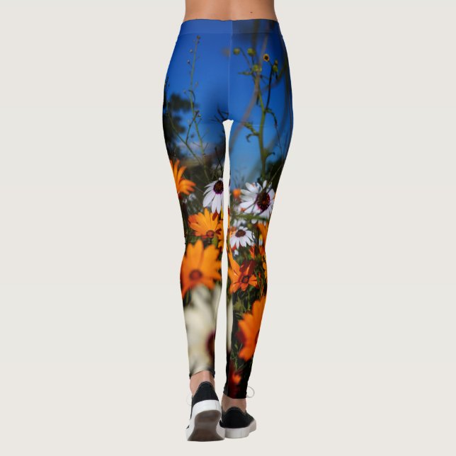 Legging Flores Namaqualand selvagens (Verso)