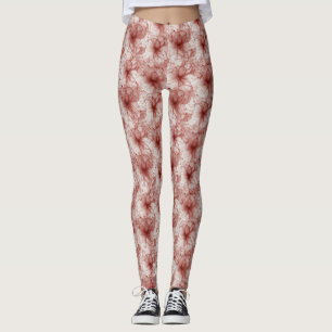Legging Flores no Véu Escarlate