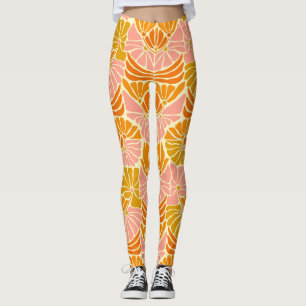 Legging Flores Retro Coloridas