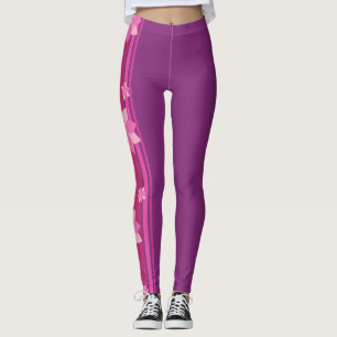 Legging Flores Rosa