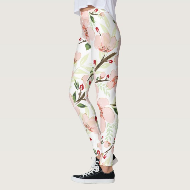 Legging Flores rosa (Esquerda)