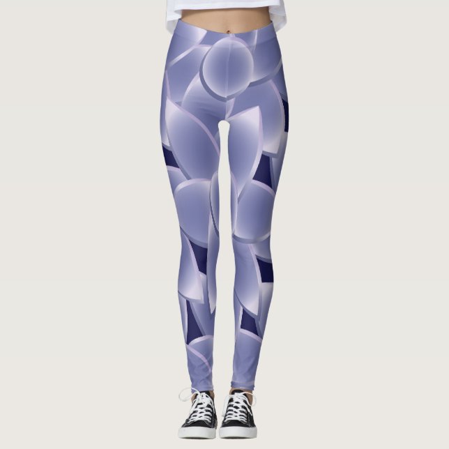 Legging Flores roxas (Frente)