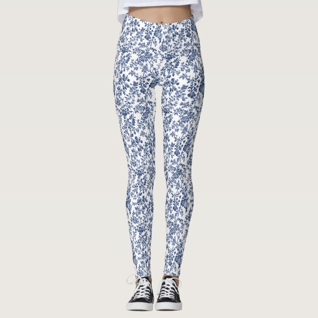 Legging Flores Sangue Para Sua Própria Alegria (Frente)