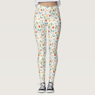 Legging Flores São A Arte Da Natureza